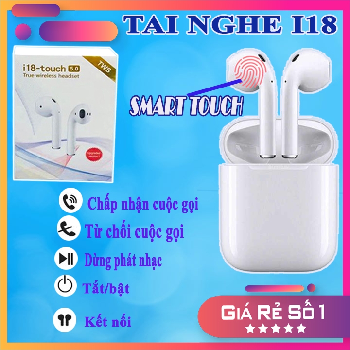 Hàng đẹp | tai nghe bluetooth inpod i18 tws - thời trang, thời thượng | skythuongmai | 24002