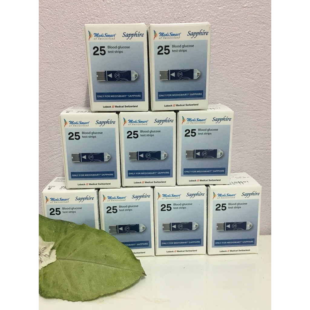 Que Thử Tiểu Đường, Đường Huyết MediSmart Sapphire