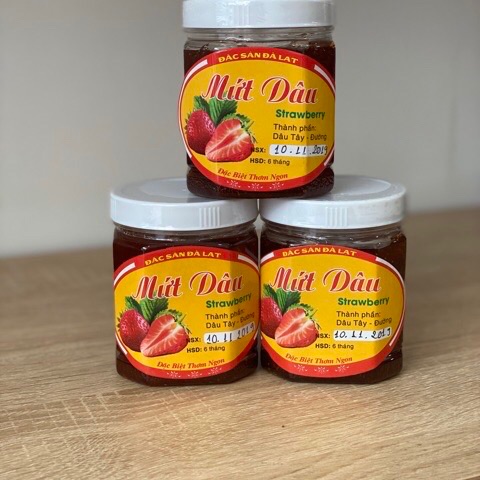 400g mứt dâu tây đà lạt