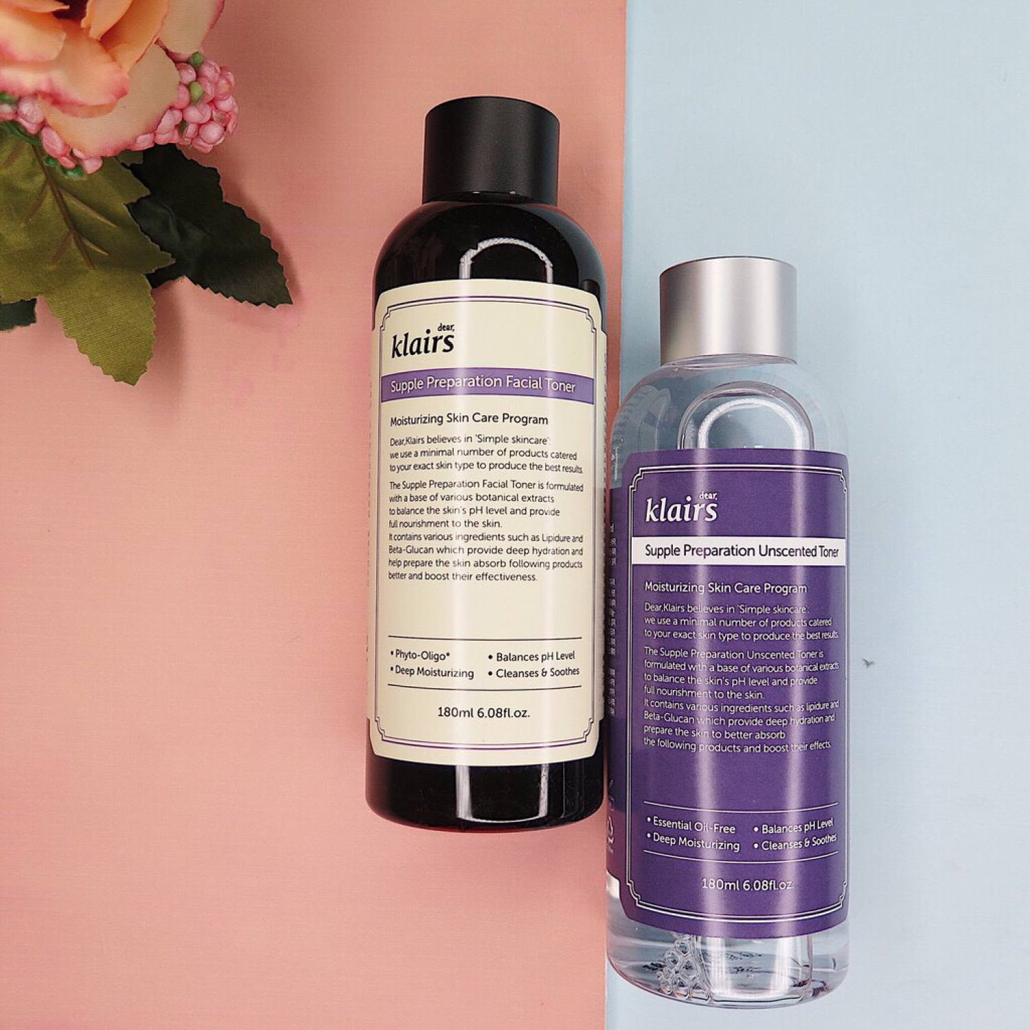 Nước Hoa Hồng Klairs Supple Preparation Unscented Toner 180ml