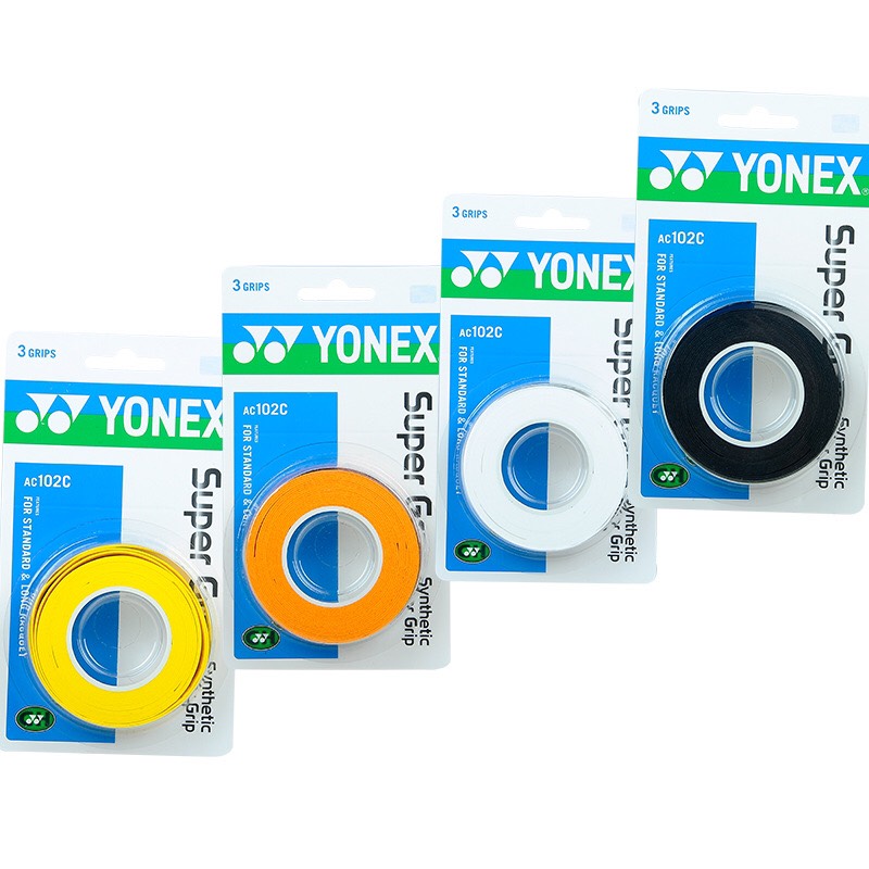 Cuốn cán vợt yonex Ac135ex và AC102C vỉ 3 cuốn mã SS0020, quấn cán vợt cầu lông, quấn cán vợt tennis và các môn thể thao khác SESAN.
