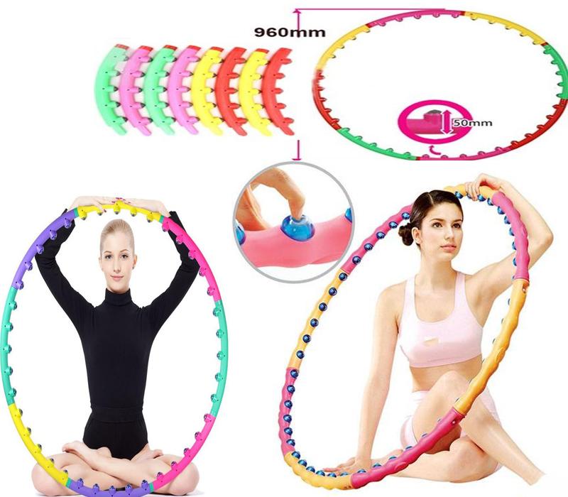 Vong lắc eo gia re, Vòng lắc giảm eo Massage Hoop cao cấp, Vòng lắc eo giảm cân hiệu quả với các hạt