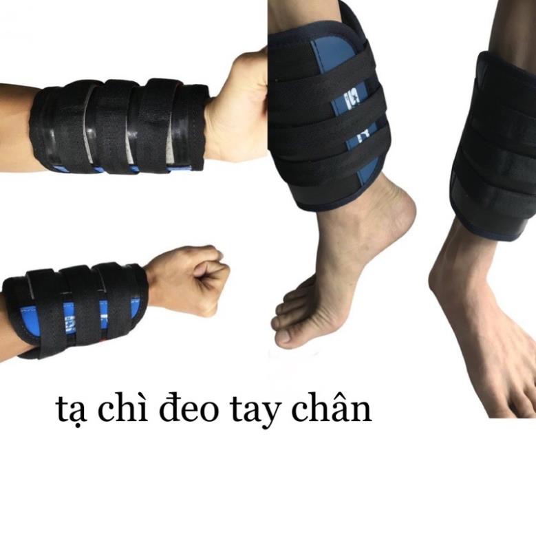 Tạ chì đeo chân và tay tập thể lực loại tốt 2kg - 1 cặp - quyensports
