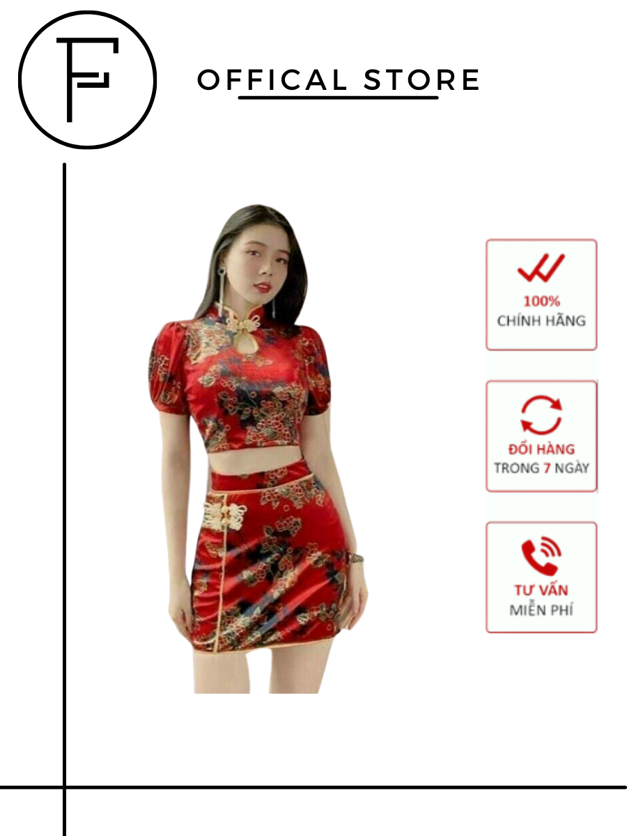 Set bộ nữ F0068 đẹp kiểu dáng set áo kèm váy viền né cổ tàu FEAT FASHION mẫu mới , chất liệu thun dẻo cao cấp , sang trọng thanh lịch gợi cảm