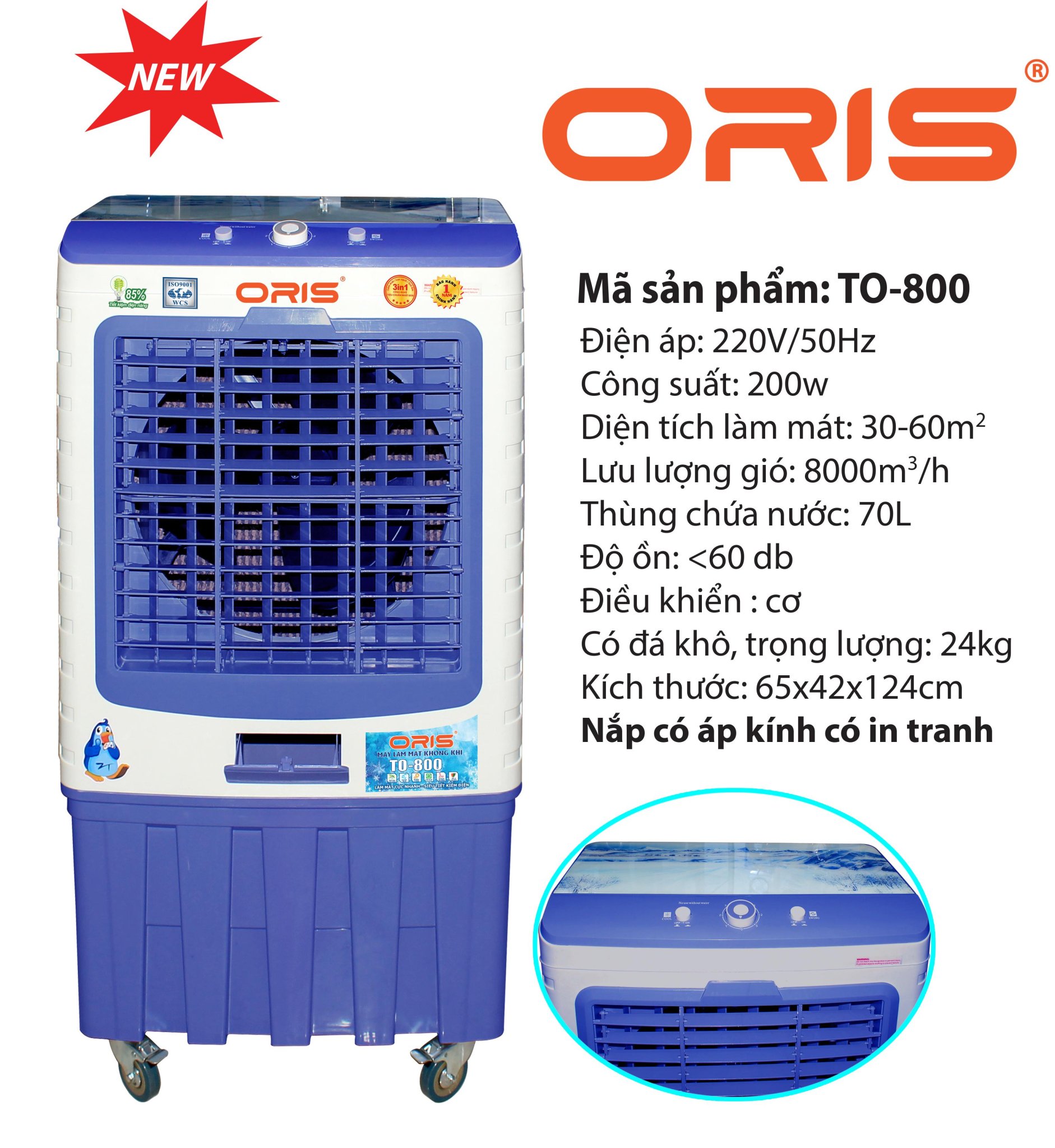 Máy làm mát không khí oris to-800