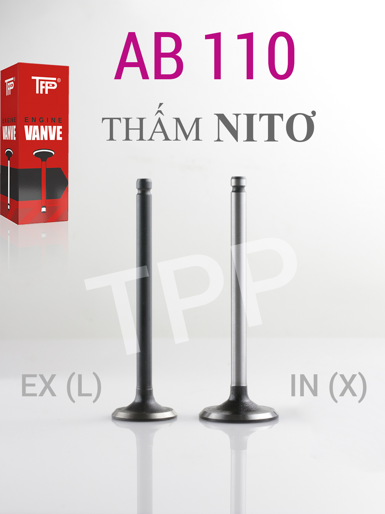 SÚP BẮP xe máy AIRBLADE 110 công nghệ THẤM NITƠ XUPAP hợp kim thép chịu nhiệt, phụ tùng TPP