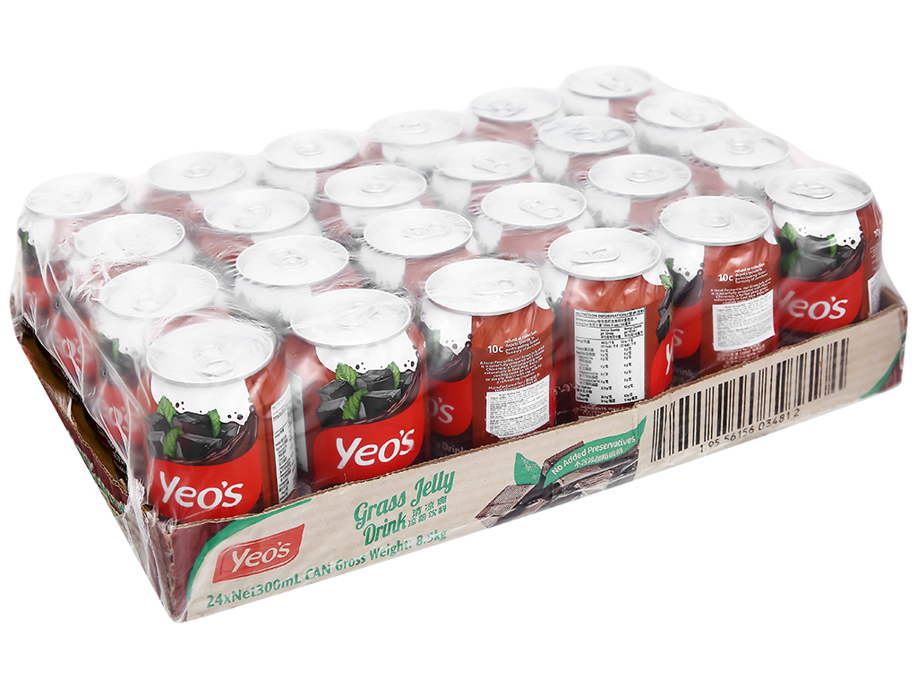 24 lon nước sương sáo Yeo's 300ml