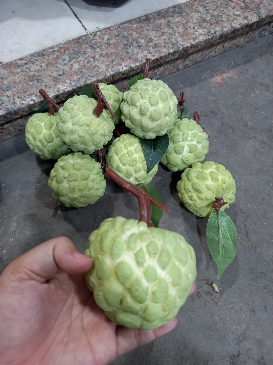 [HCM]1 Trái na giả - trái cây giả - Hương Flower