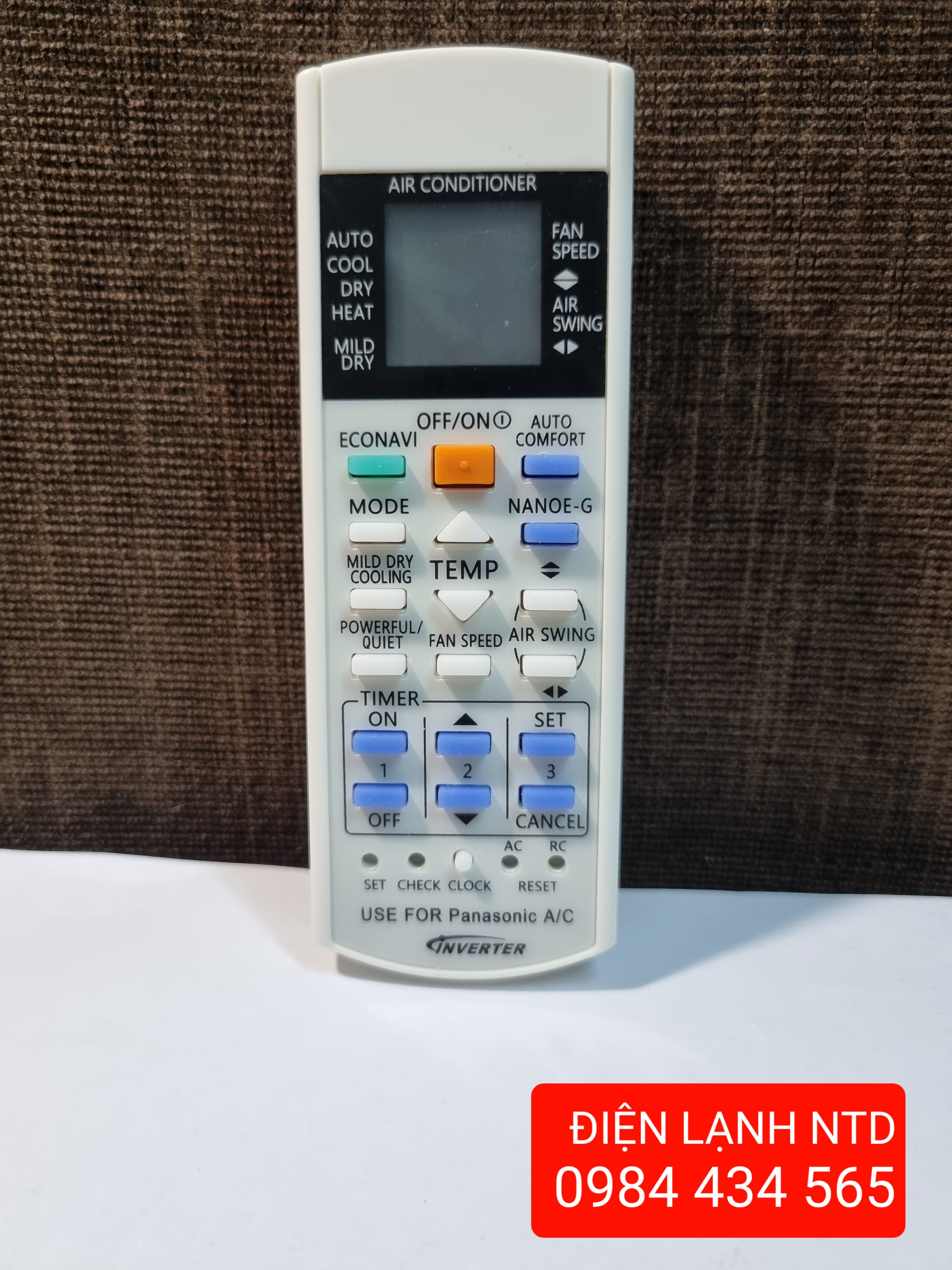 remote máy lạnh panasonic/ điều khiển điều hoà panasonic/ điều hoà/ remote máy lạnh panasonic chính hãng/ remote panasonic inverter/điều khiển panasonic/ điều khiển panasonic inverter