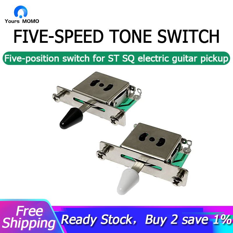 2Pcs 5 Way Pickup Selector Toggle Switch for ST/SQ Series Electric Guitar Shift Switchs