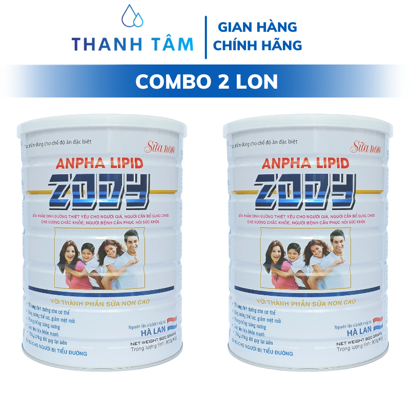 Combo 2 lon Sữa Anpha Lipid YODY chính hãng 900g -VIETNAM24H
