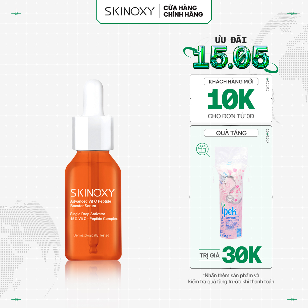 Skinoxy Advanced Vit C Peptide Booster Serum – 9Ml