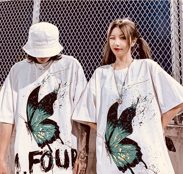 Áo thun nam nữ form rộng cổ tròn thời trang năng động, áo đôi [PHÔNG M]