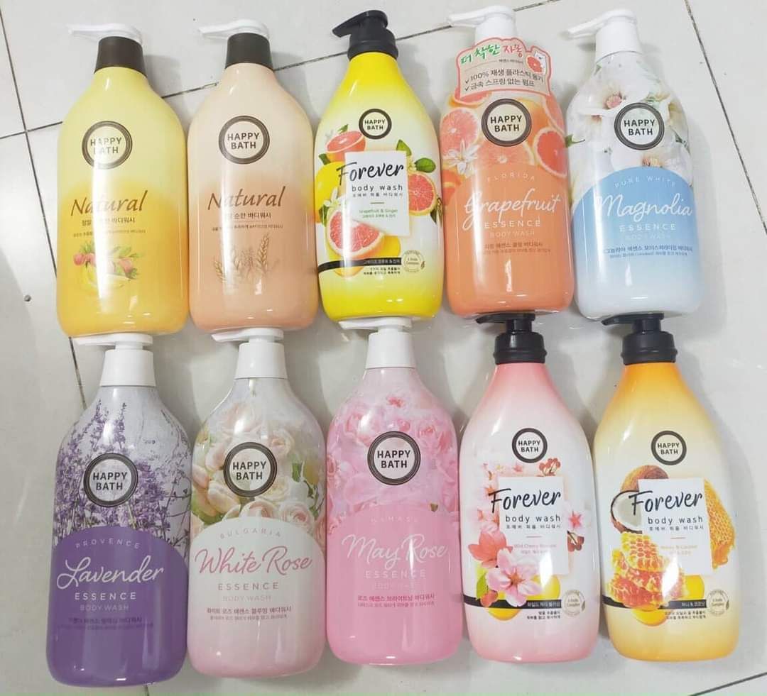 Sữa tắm hàn quốc happy bath 900ml