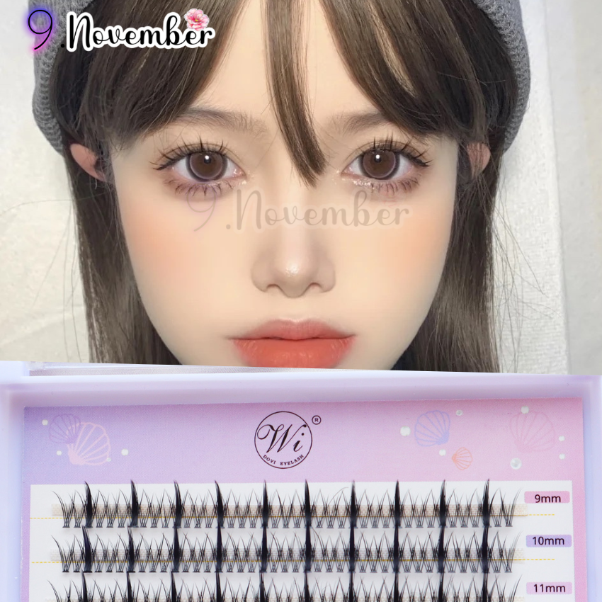 Lông mi nối , mi chùm sợi tự nhiên tự nối tại nhà cao cấp mã W12