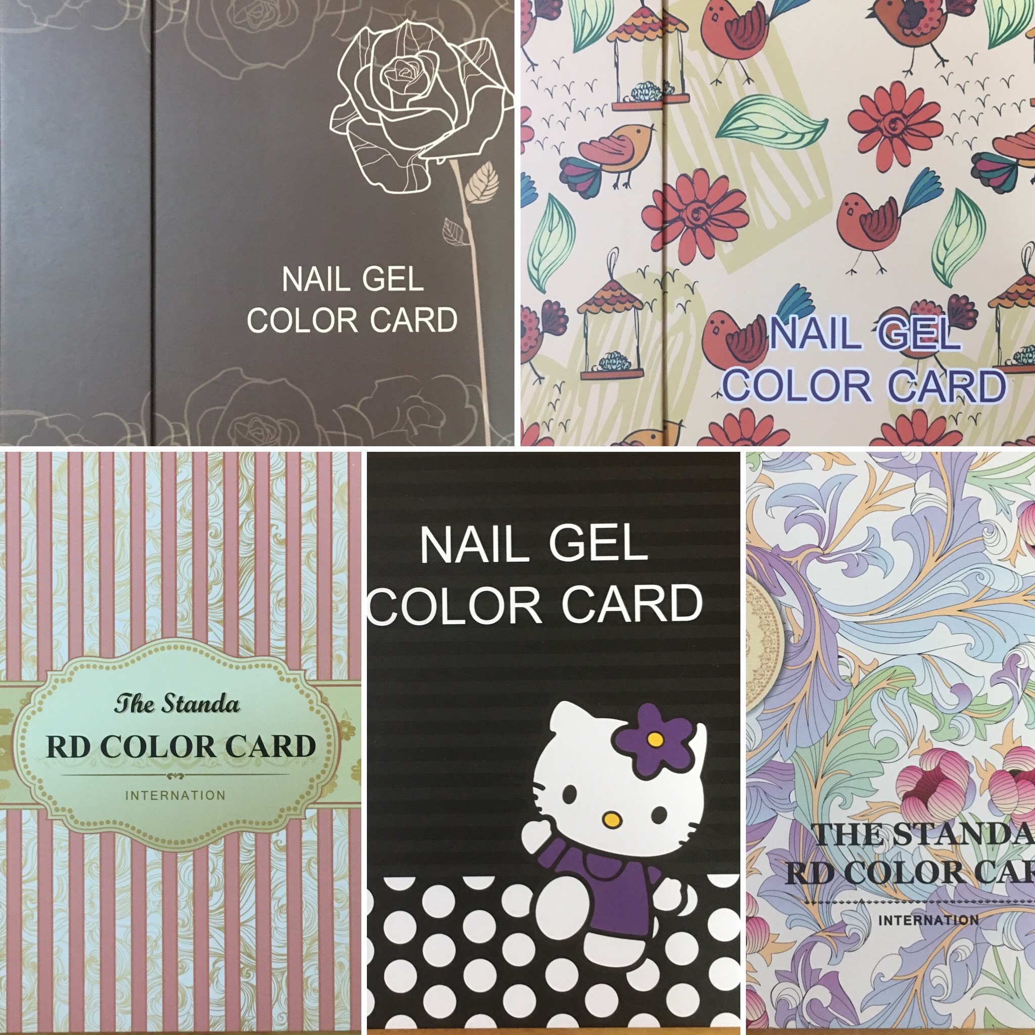 Sổ móng gắn móng mẫu làm bảng màu nail 120 ô