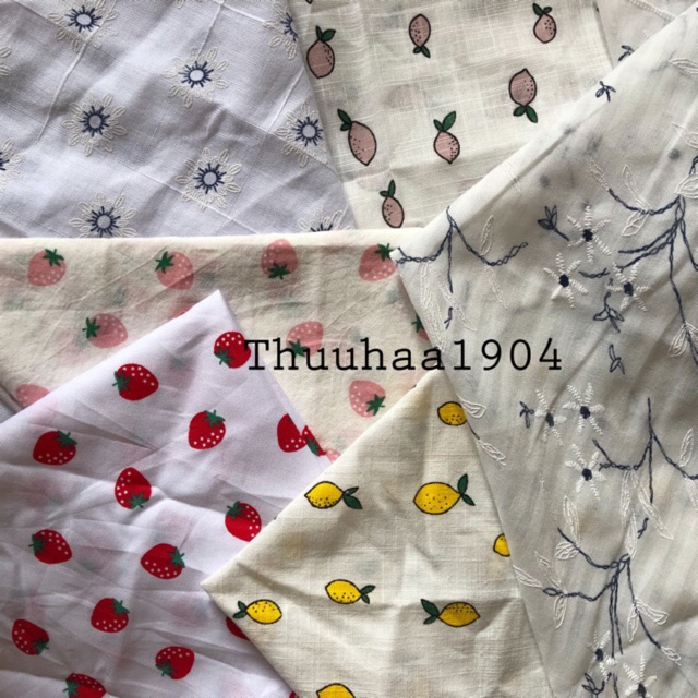 Khăn Bandana Nhiều Mẫu Vải Thô Mềm