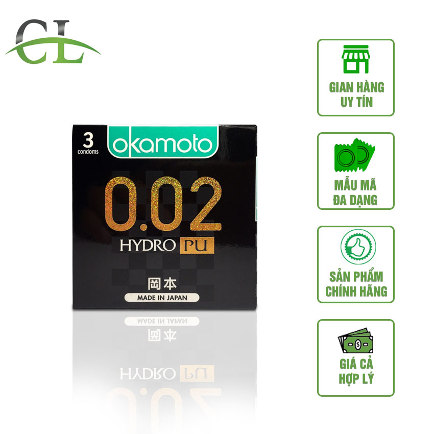 Bao cao su okamoto 0.02 pu siêu mỏng truyền nhiệt nhanh nhật bản cho cuộc yêu thêm thăng hoa, trọn vẹn từng khoảnh khắc - che tên sản phẩm - codoluxury