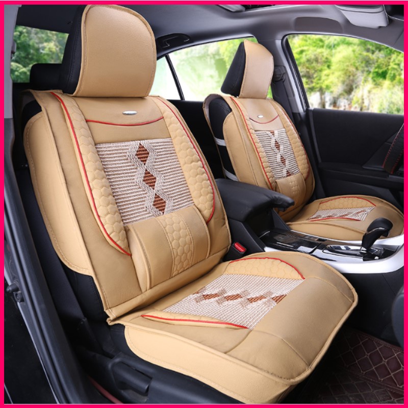 Trọn Bộ 5 áo da bọc ghế xe xpander   - chống trày Bảo vệ lớp da zin của ghế ( màu kem)