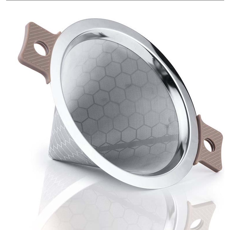 Phễu lọc trà Inox 20cm - Lưới lọc 2 lớp - Lọc trà, lọc cặn nước -Dụng cụ pha chế