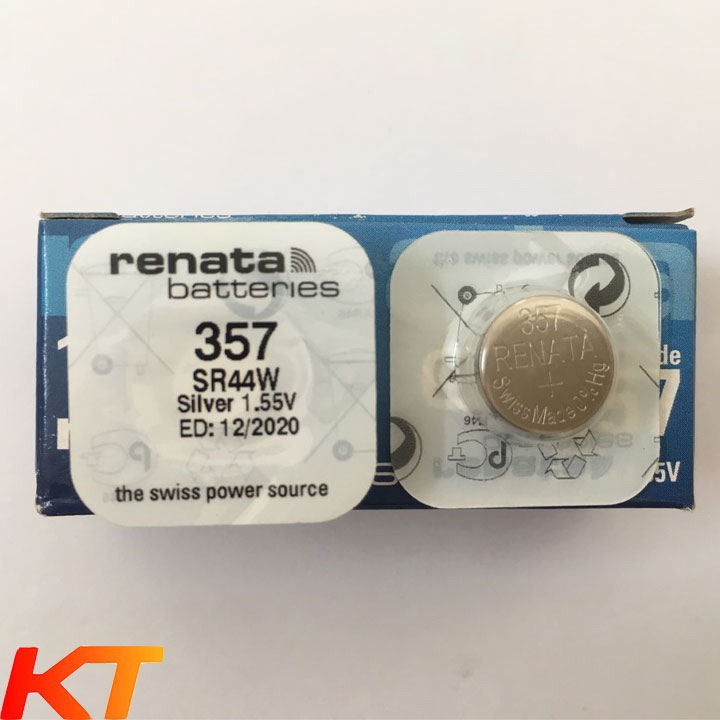 2 pin sr44sw pin 357 1.55v silver oxide renata sr44sw/303 _made in swiss _ vỉ 1viên