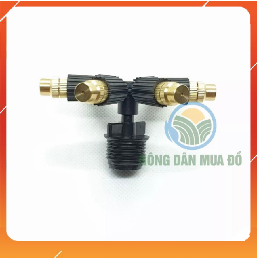 [HCM]5 Béc phun sương bằng đồng 6 hướng chân ren 21 - sử dụng tưới vườn lan, cây cảnh