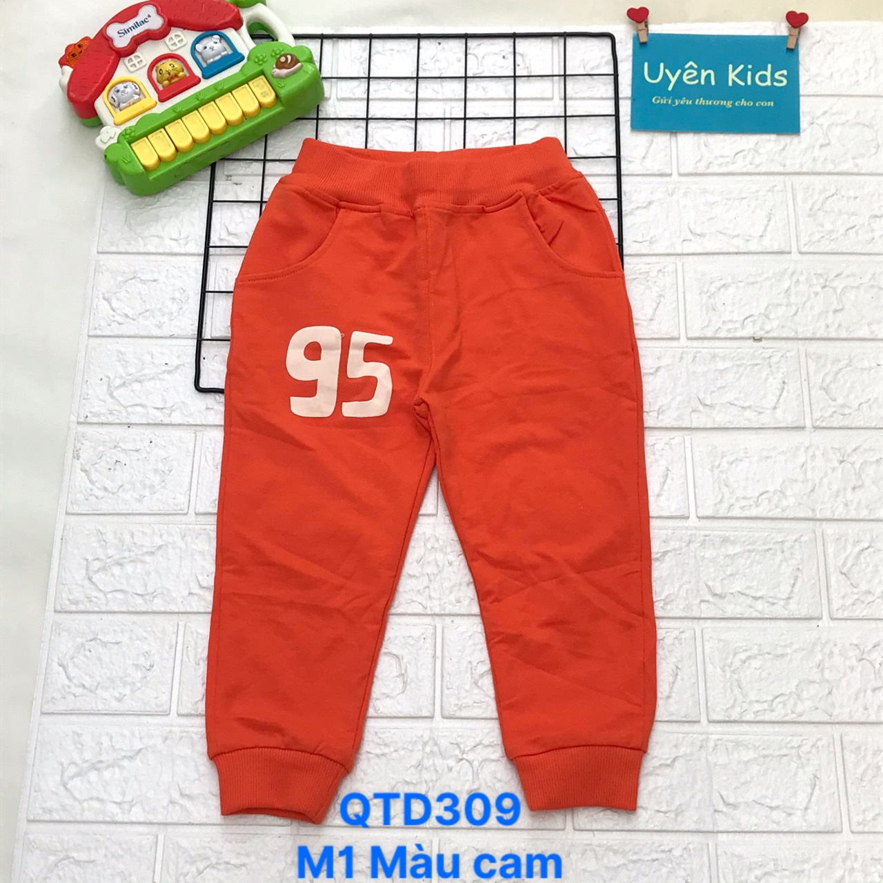 Quần dài thun da cá dày dặn co giãn mạnh cho bé trai 10-28kg