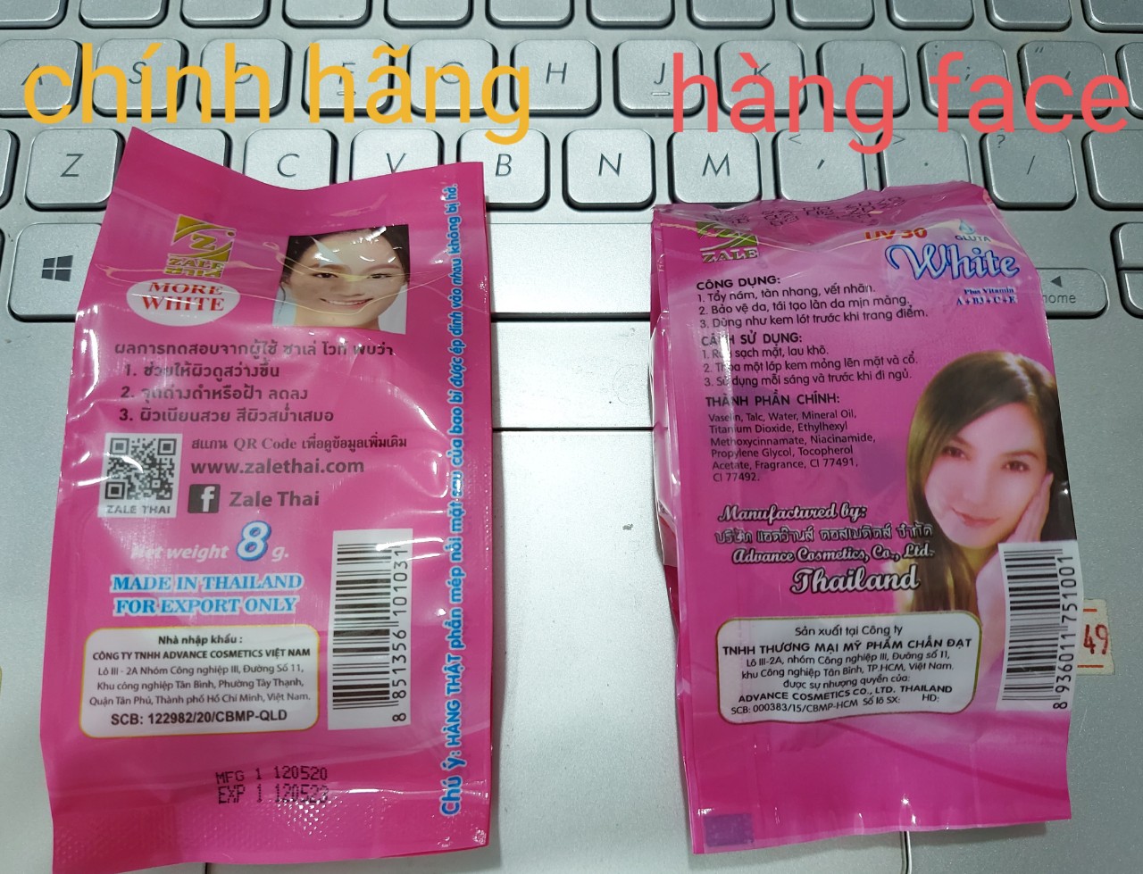 combo 3 hộp kem zale hồng thái loại 1, kem zale thái