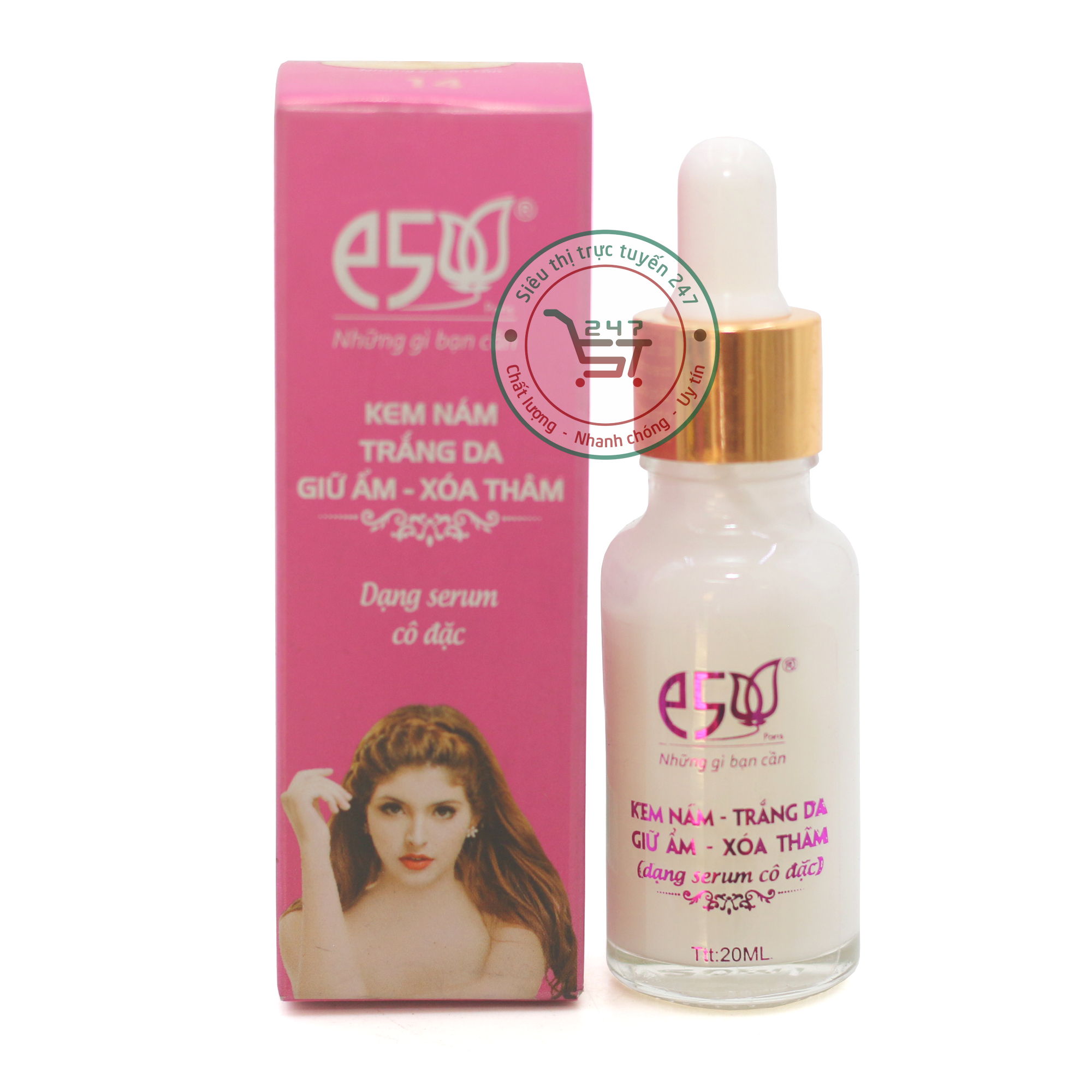Serum Nám Trắng da Giữ ẩm Xóa thâm E5 Siêu thị trực tuyến 247