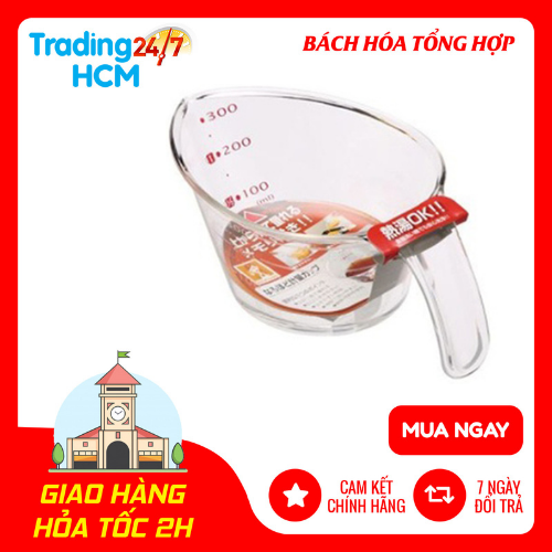 Ca đong chia vạch 300ml inomata nội địa nhật bản