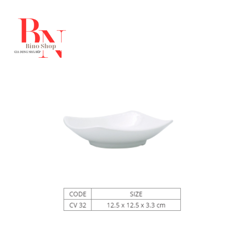Chén Nhựa Vuông Horeca Melamine-CV32