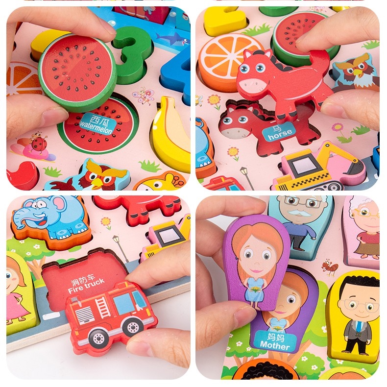 Bộ Bảng Số Thông Minh Cho Bé.Bộ Đồ Chơi Câu Cá Và Ghép Số Học Đếm 63 Chi Tiết Cho Bé