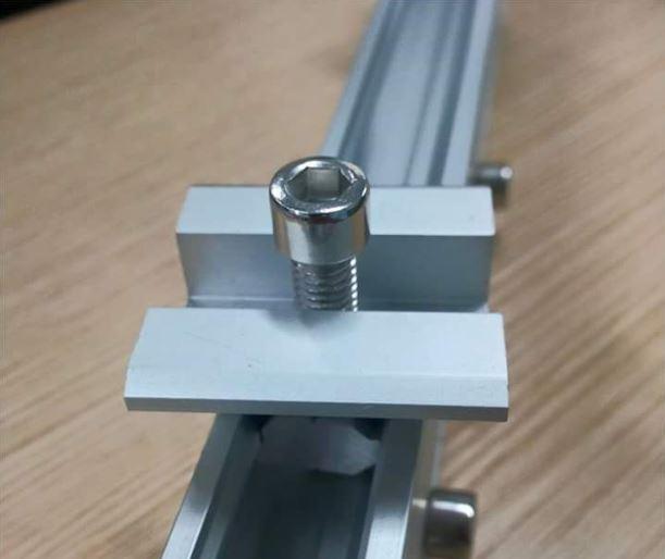 Chốt Giữa L=40mm,  Bát Kẹp Giữa Cho Pin Mặt Trời, Lắp Đặt Hệ Thống Điện Mặt Trời , Pin Mặt Trời, Phụ Kiện Pin Mặt Trời, Phân Phối Uy Tín Bởi SK Power