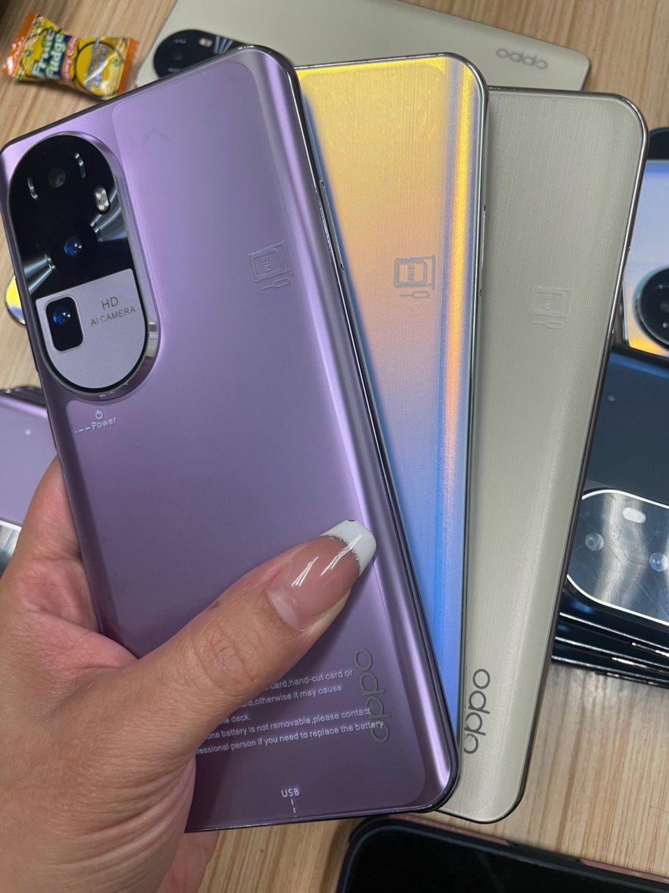 Điện thoại Oppo reno 10pro + 5G 512GB-16Gb