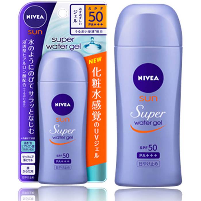 Kem chống nắng dưỡng ẩm nivea sun super water gel spf50/pa+++ 80g