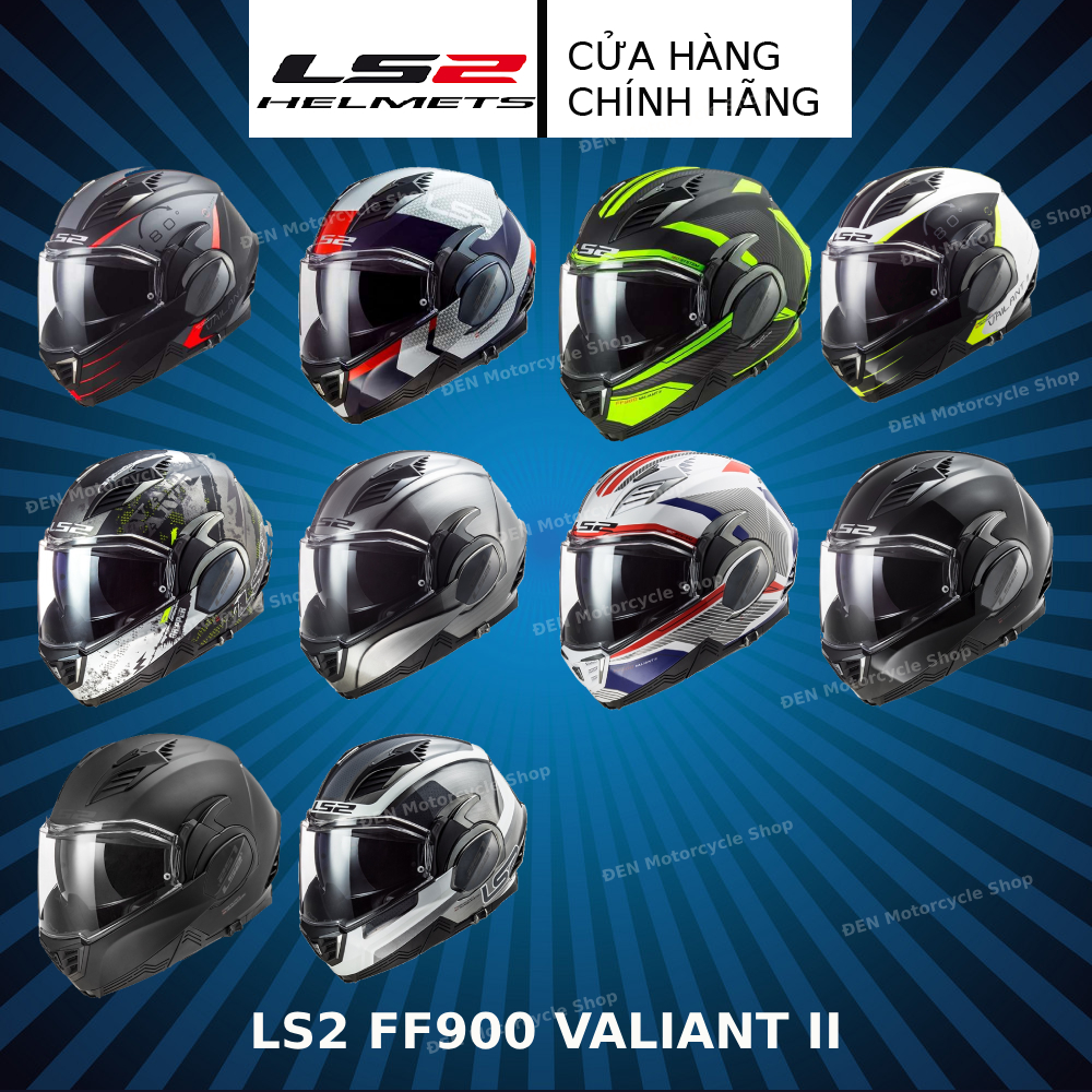 LS2 ff900 valiant II-driver safety helmet LS2 flip cover Giá 8,640,000 Đồng*Miễn phí vận chuyển