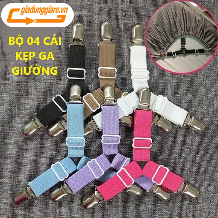 Kẹp ga trải giường chống xê dịch cố định và giữ phẳng drap ga phủ giường