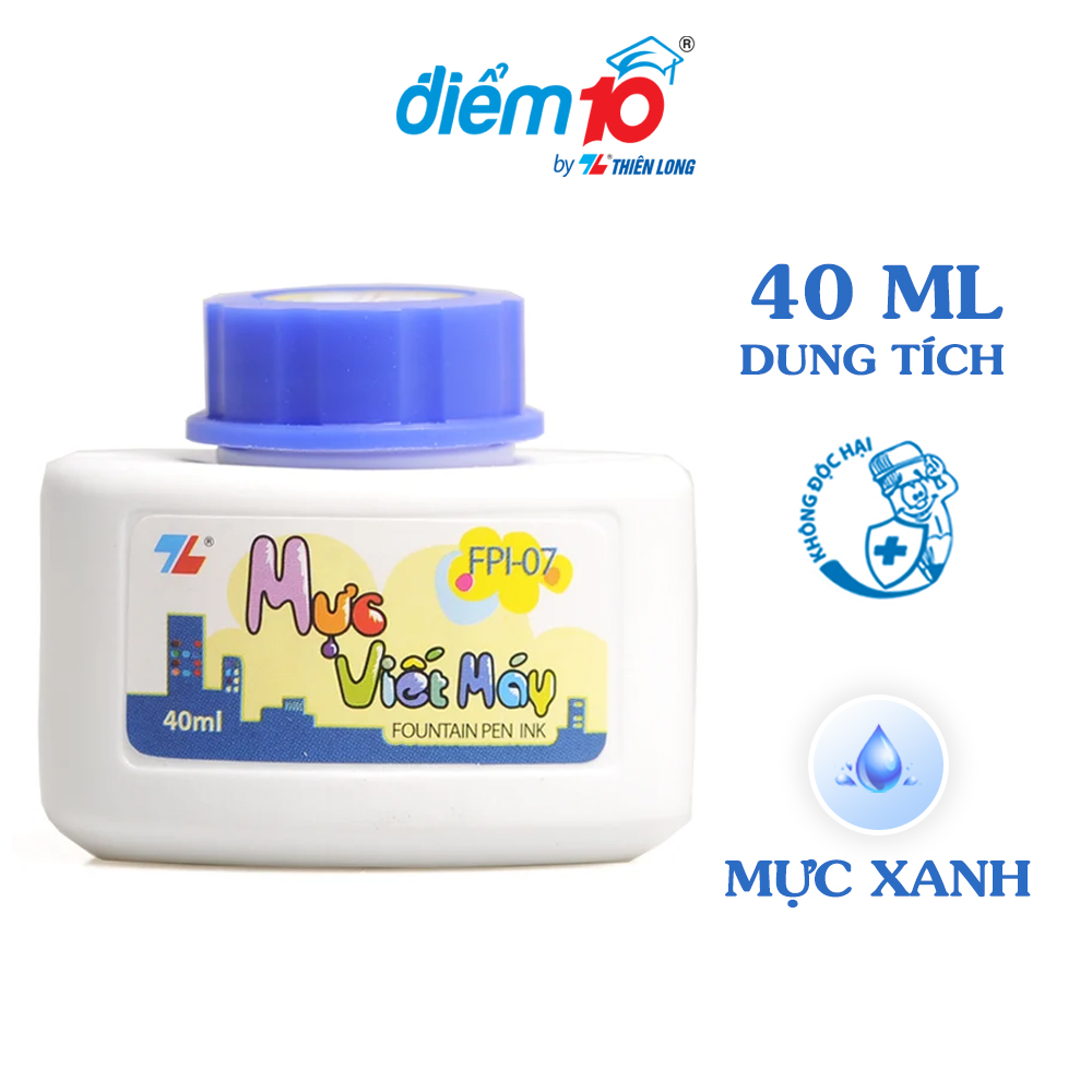 Combo 5/10/20 Mực bút máy Thiên Long Điểm 10 FPI-07