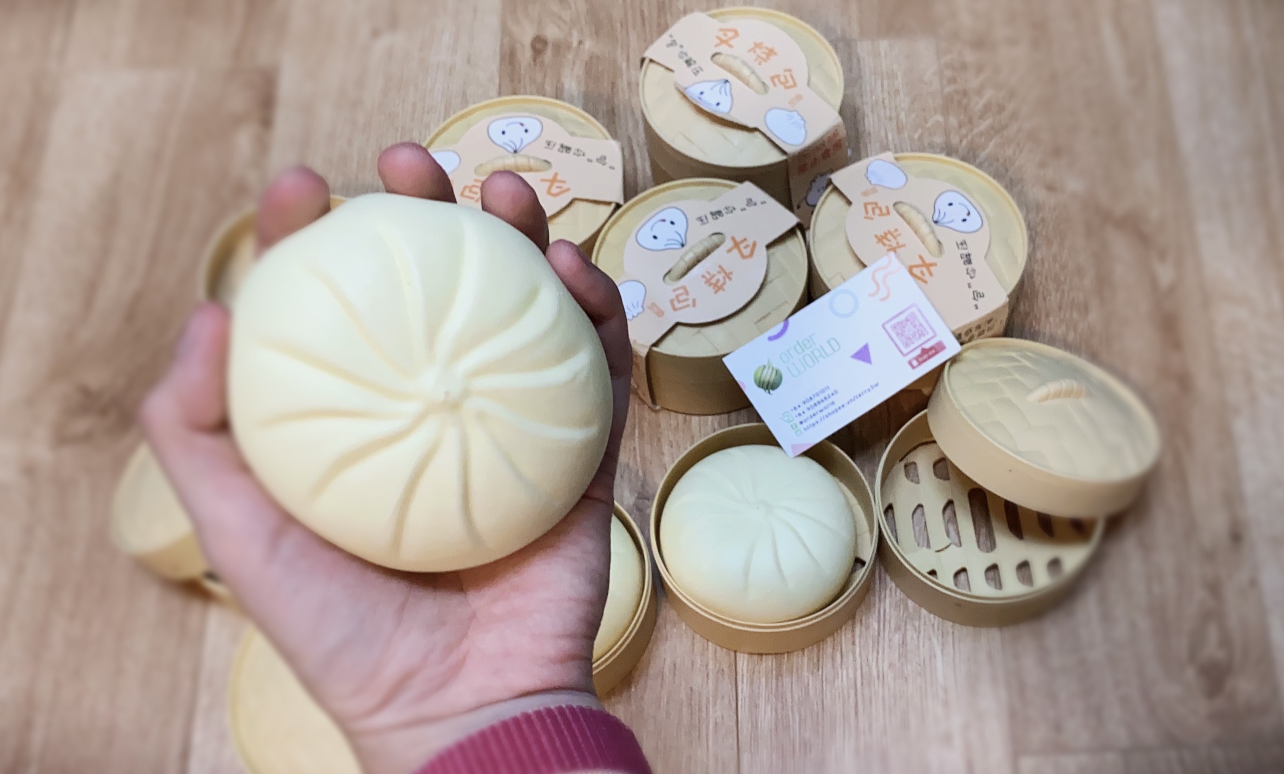 [HCM]♥️ HÀNG CÓ SẴN ♥️ Bánh Bao Troll Squishy TikTok  - đồ chơi  bánh bao troll new trend