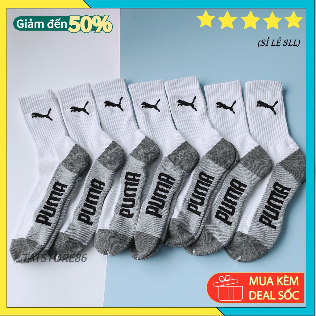 Vớ cổ cao -puma nam nữ tất nam cổ cao hàng loại 1 vnxk tt68