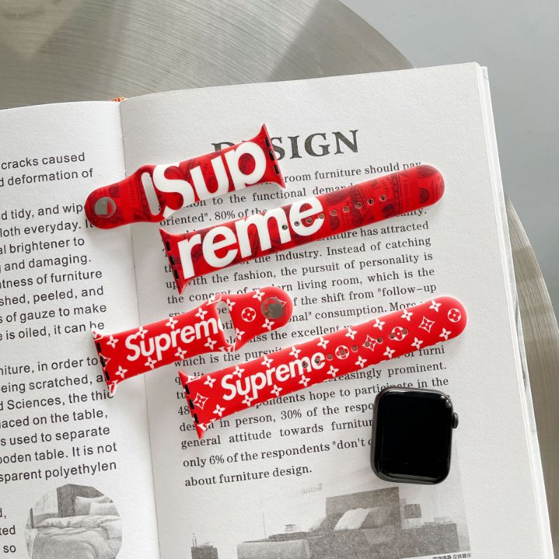 Dây đeo apple watch Supreme