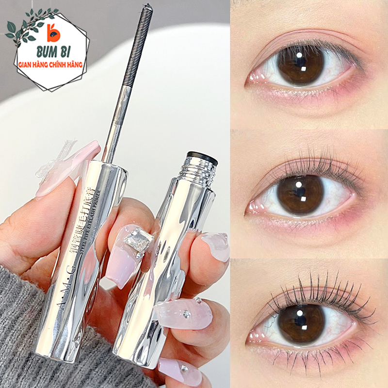 Mascara Chuốt Mi AMG Cong Dài Không Lem Đầu Lược Siêu Mảnh, Cây Chuốt Mi Siêu Mảnh Không Vón Cục Giúp Mi Cong Lâu Tự Nhiên