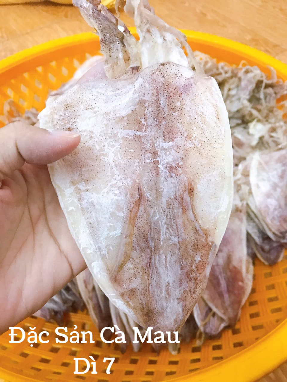 Khô mực câu Cà Mau loại 30-35 con 1kg, thịt ngon ngọt