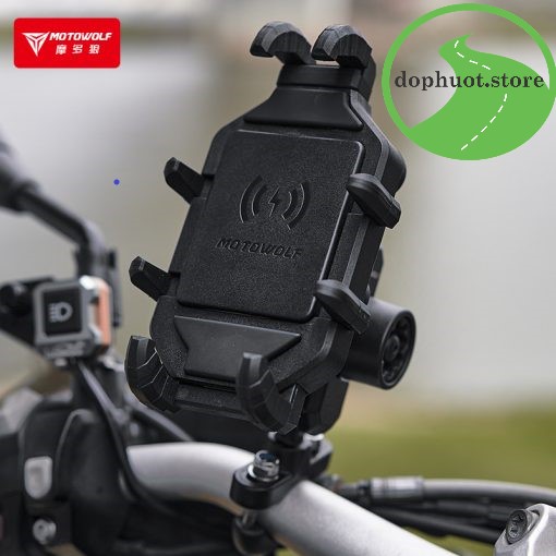 Giá đỡ điện thoại chống rung motowolf - chính hãng