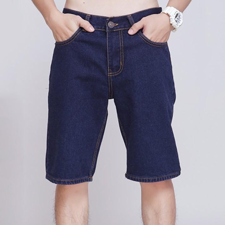 Quần short jean nam ống suôn tms3 size từ 50kg đến 90 kg