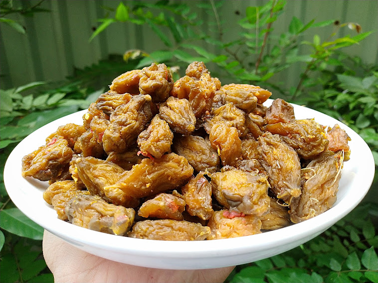Cóc non sấy muối ớt - túi 100gr