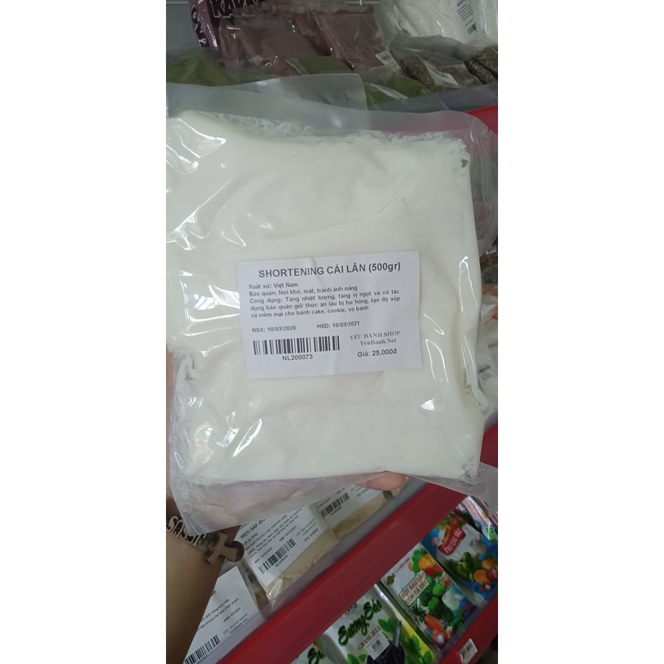 Shortening (Mỡ Trừu) Cái Lân  500G