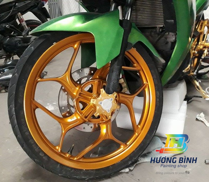 [COMBO] Sơn xịt Samurai màu Vàng Honda - 1102 với bóng K1K