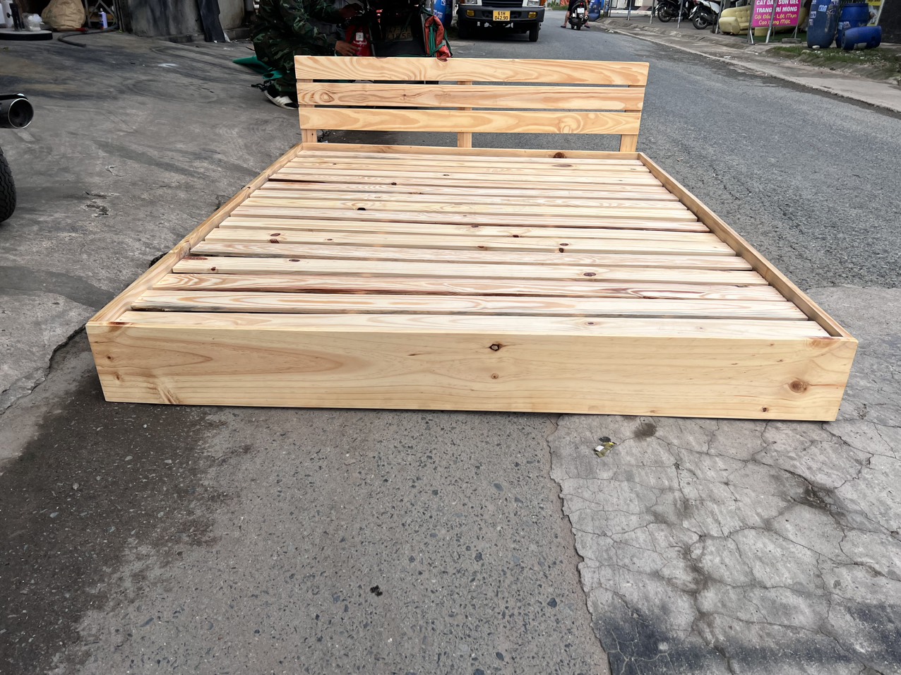 Giường pallet 1m2, 1m4, 1m6, 1m8