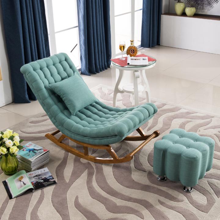 [Trả góp 0%] Ghế Thư Giãn Bập Bênh Phong Cách Hiện Đại Châu Âu Cao Cấp  Nằm đọc báo xem tivi 9 ( TẶNG KÈM ĐÔN )– 157